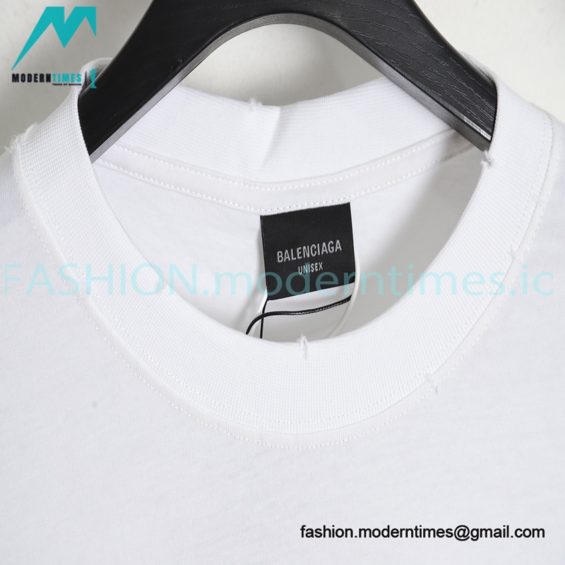 Balenciaga - 23SS Scissor Print Short Sleeve T-shirt